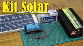 KIT SOLAR de 10W ( Ideal para Iniciar ) -  Utsource -