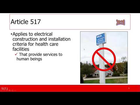 IAEI Training Shorts — Applicable Electrical Documents / Standards for Health Care Facilities