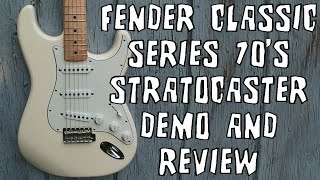 Video thumbnail for Fender Classic Series '70s Stratocaster Electric Guitar Demo & Review by Matt The Guitar Guy