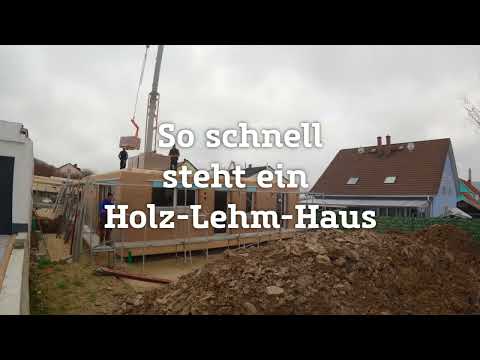 So schnell steht ein Holz-Lehm-Haus