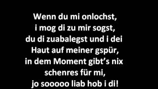 Andreas Gabalier   So liab hob i di LYRICS
