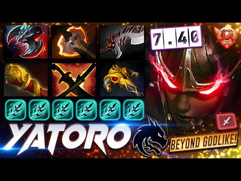 [7.40] Yatoro Phantom Assassin Beyond Godlike - Dota 2 Pro Gameplay [Watch & Learn]