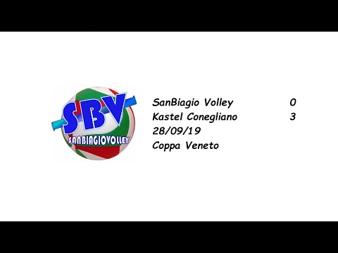 SanBiagio Volley 0 - 3 Kastel Conegliano - 28/09/19 - Coppa Veneto