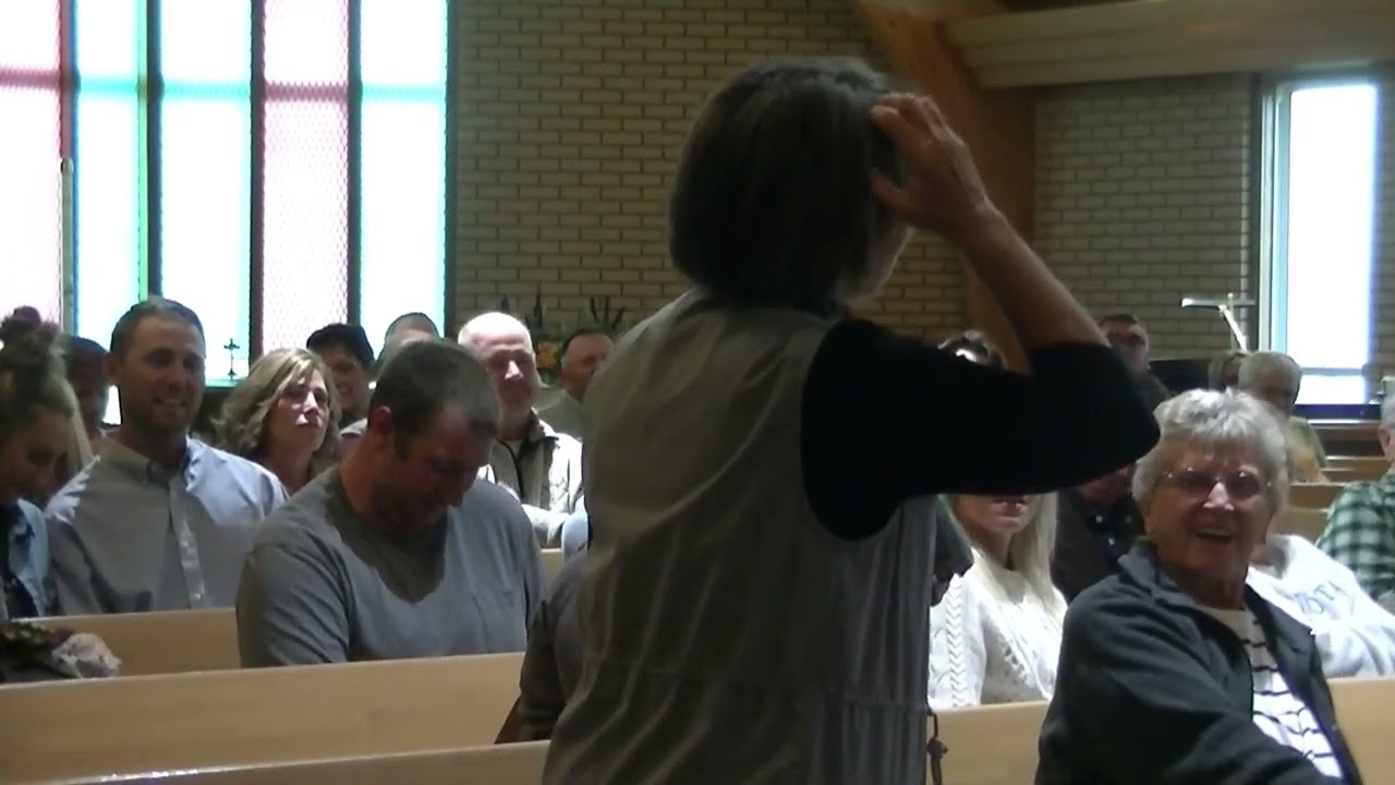 Sandra Anderson sharing time