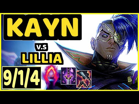 CHASESHACO (KAYN) vs LILLIA - 9/1/4 KDA JUNGLE CHALLENGER GAMEPLAY - NA