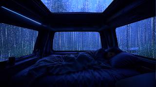 Chuva no Teto do Carro para Dormir 🌧️ Sons de Chuva na Cabine do Carro para Sono Profundo
