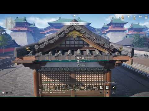 Simple roof using roof tiles