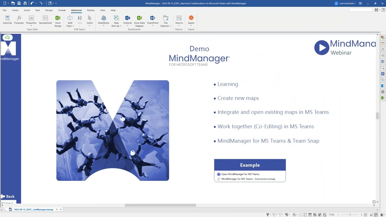Improved Collaboration on Microsoft Teams with MindManager