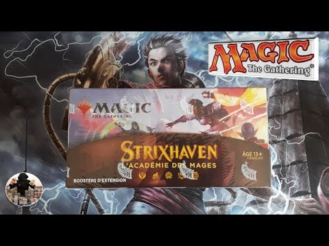 , title : 'Strixhaven : ouverture d'une boîte de 30 boosters d'extension @Magic: The Gathering'