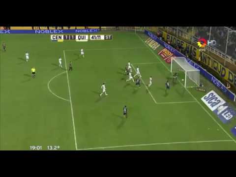Gol de Mauro Cetto - Central 1 Vs 1 Quilmes - Fecha 15 - Liga Argentina
