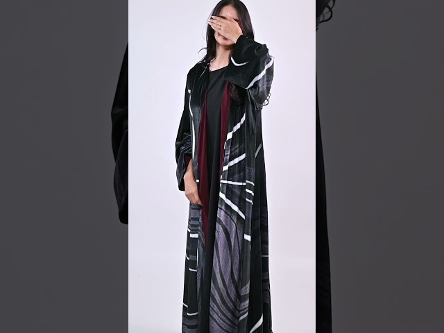 مخمل طباعة كلوش كم مربع