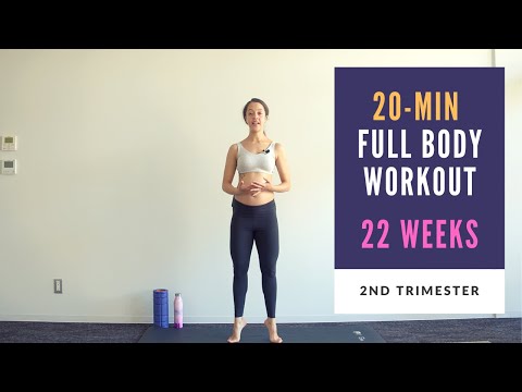 Week 22 of Pregnancy | 20-min Full Body Prenatal Workout