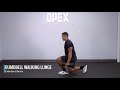 Dumbbell Walking Lunge - OPEX Exercise Library