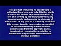 Disney Navy Blue FBI Warning Screens 2003 2005 VHS Version 16 9
