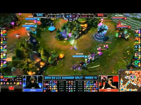 LCS 2014 EU Summer W11D3 SHC - MIL Highlights