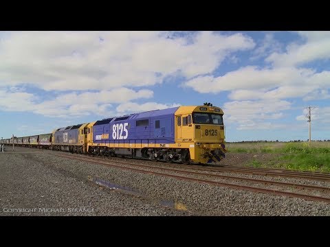 7731V Pacific National Grain Train - PoathTV Australian Railways