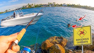 This DANGEROUS Florida Jetty Has Some INSANE Fishing Action!
