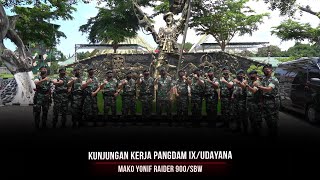 Kunjungan Kerja Pangdam IX/Udayana di Yonif Raider 900/SBW