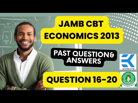 JAMB CBT Economics 2013 Question 16-20