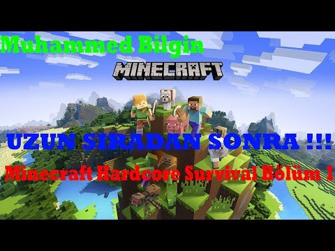 UZUN SIRADAN SONRA... / Minecraft Hardcore Survival Sezon 2 Bölüm 1