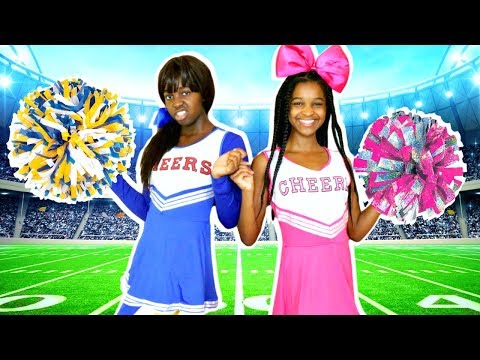 CHEERLEADING CHALLENGE!!! - Shasha and Shiloh - Onyx Kids