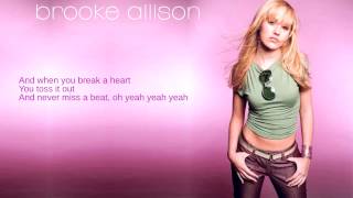 Brooke Allison: 01. The Kiss-Off (Goodbye) (Lyrics)