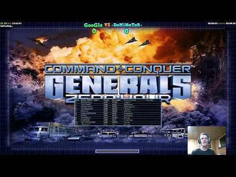 Google vs -DoMiNaToR- Best Of 9 Games -  CNC:ZERO HOUR LIVE