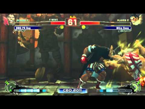 DMG PR Rog vs Mike Ross CEO 2011 SSF4 AE Singles