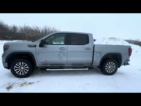 2023 GMC Sierra 1500 Crew Cab Short Box 4-Wheel Drive AT4 in Gray for sale at Selkirk GM in Selkirk, MB