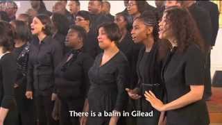 &#39;There is a balm in Gilead&#39;.