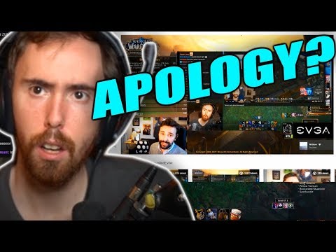 Asmongold's Reaction to Taliesin's Apology