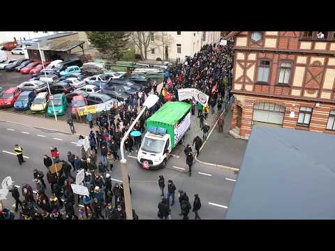 Antifa Demo in Eisenach vom 16.03.2019