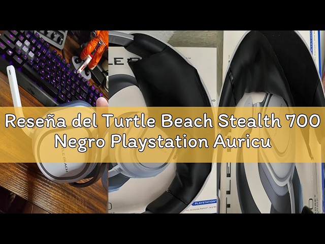 Vídeo relacionado con Turtle Beach Stealth 700 Negro Playstation Auriculares de Juego Inalámbricos con 80hr Batería, Altavoces de 60 mm, Transmisores Duales y Bluetooth para PS5, PS4, PC y móviles