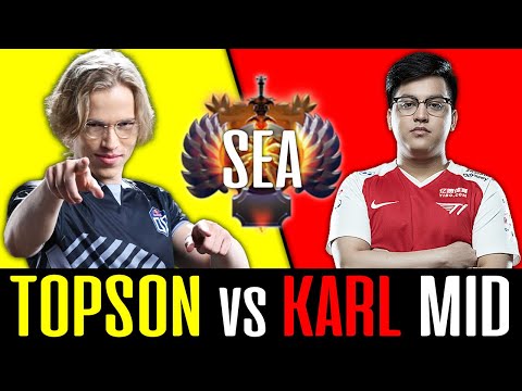 TOPSON vs KARL - MID LANE - SEA PUBS DOTA 2
