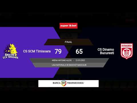 LNBM 2020-2021: SCM Timișoara - Dinamo București