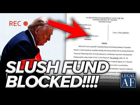 🚨 Trump “Slush Fund” BLOCKED by Federal Judge!!!