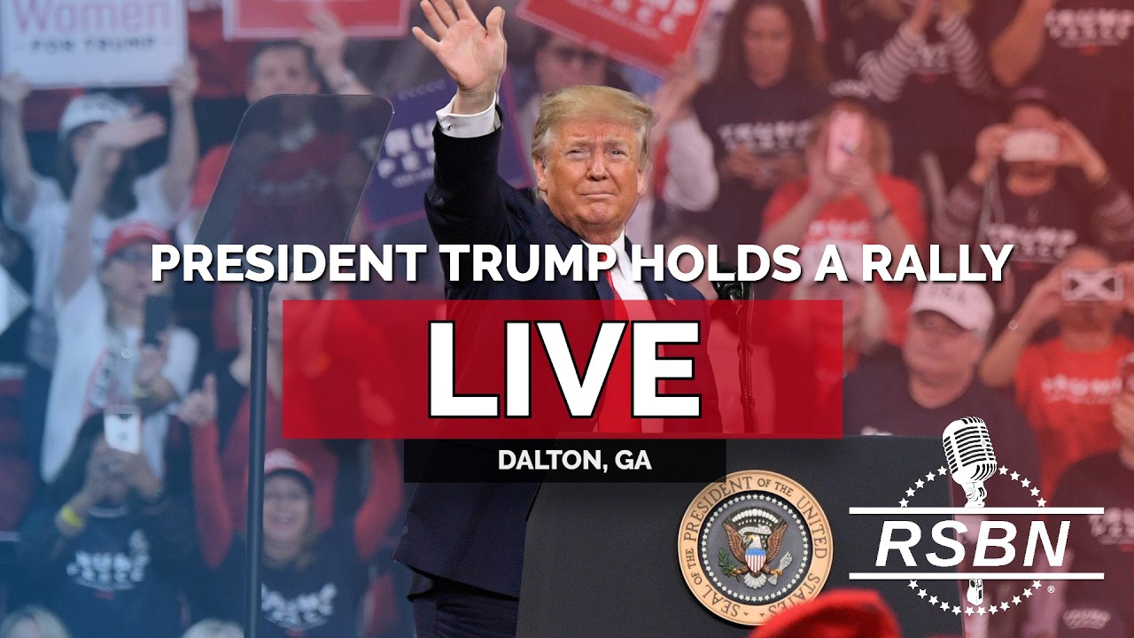 LIVE: President Trump Holds a Rally in Dalton, GA - 10/16/26