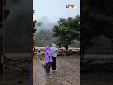 Eyewitness video shows mud-covered road after Bhutan glacial lake flood | Daily Sun