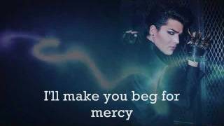 Adam Lambert- Beg For Mercy {Lyrics} ♥