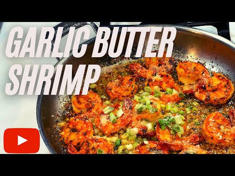 Quick and Easy Garlic Shrimp Recipe🔥 | Garlic Butter Shrimp Recipe