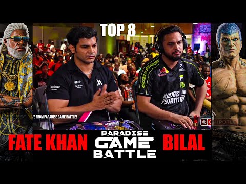 Tekken 8 - Fate Khan (Leroy) vs Bilal (Bryan) Paradise Game Battle 2024 - Top 8