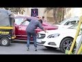 Invisible Object Prank Narrowly Escaped Car Accident