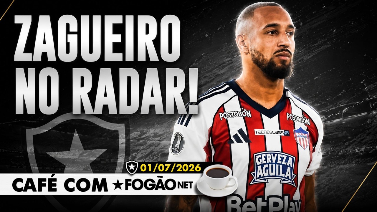 LIVE CAFÉ COM FOGÃONET | Botafogo tem interesse em zagueiro Lucas Monzón; Vasco recua por Franclim Carvalho