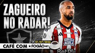 FOGÃONET LIVE: BOTAFOGO TEM INTERESSE EM ZAGUEIRO LUCAS MONZÓN | VASCO RECUA POR FRANCLIM CARVALHO