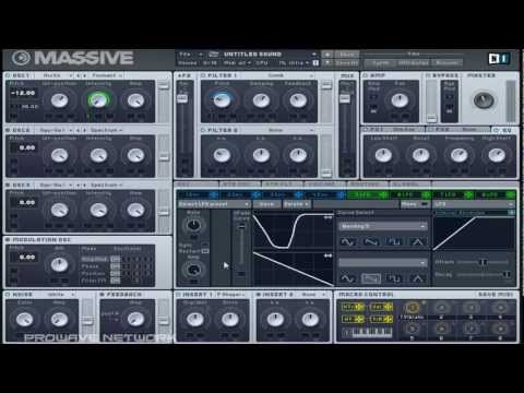 Skrillex's Extreme Quick Launch Synth Tutorial (NI Massive)