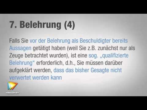 Computerstrafrecht – Grundlagen Tutorial: Verhaltensmaßregeln |video2brain.com