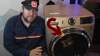 GE Frontload Washer Won't Start — How to Test and Replace Damper System and LED (Blue Gasket-Type)
