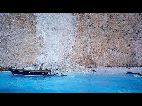 Three injured after rockfall on Greece's Zakynthos Island