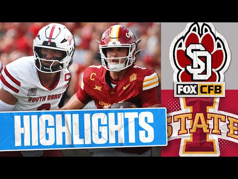 South Dakota Coyotes vs. No. 22 Iowa State Cyclones Highlights | FOX College Football