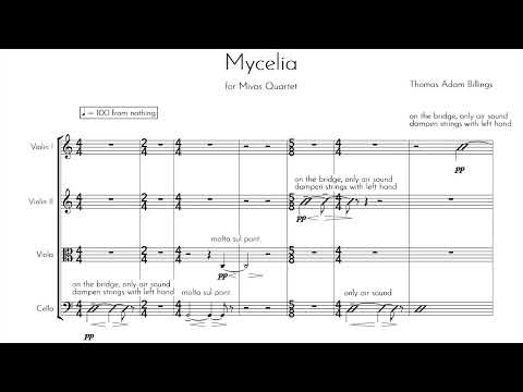 Thomas Adam Billings - Mycelia (2023) - Score Follow